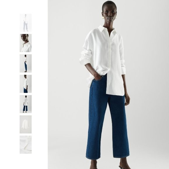 COS Tops - NWT - COS SILK OVERSIZED SHIRT - 4